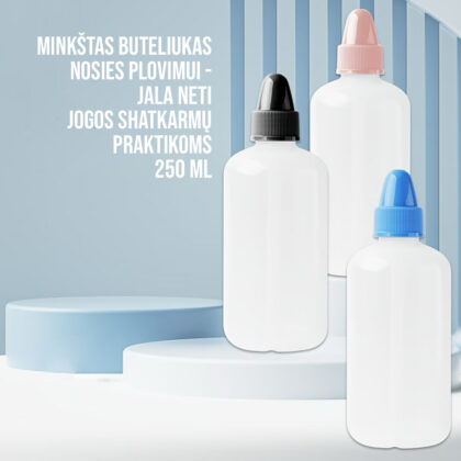 Buteliukas nosies plovimui | "Jala Neti" praktikoms